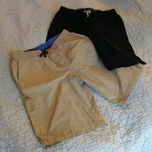 2 pair 100% Cotton Twill Dress Shorts